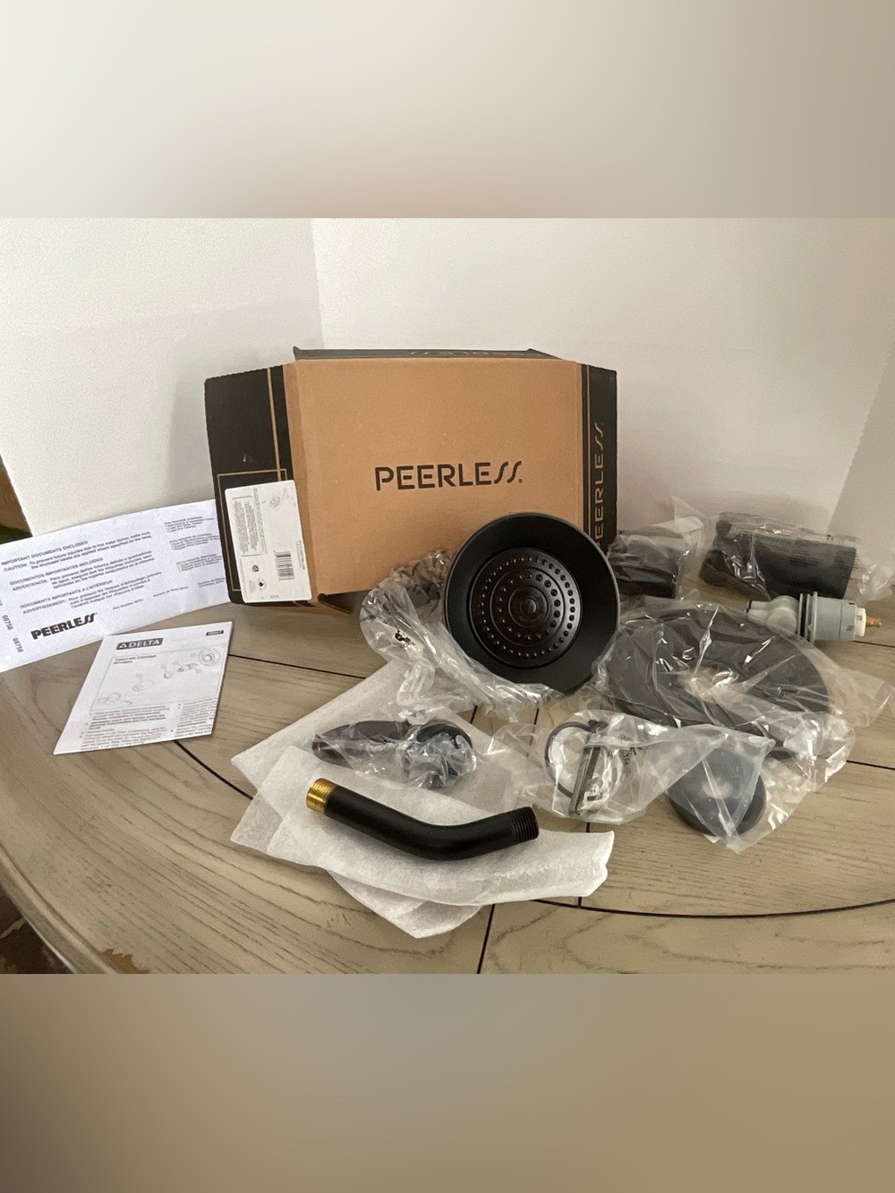 Peerless Oil-Rubbed Bronze Shower/Tub Faucet Accessory Trim Kit w/Valve